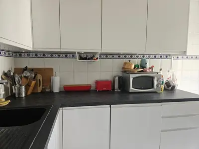Cuisine ou kitchenette dans l'établissement Chambre - Vanves Porte de Versailles