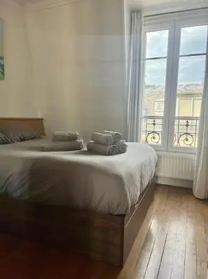 Plan de l'établissement Appartement de charme, terrasse et vue Tour Eiffel