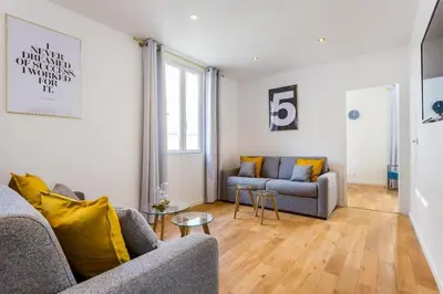 Coin salon dans l'établissement Appartement10P#Full Equipped#BONNE NOUVELLE#BOURSE