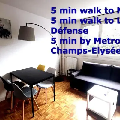 1 bedroom & salon