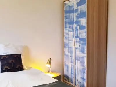 Un ou plusieurs lits dans un hébergement de l'établissement 38m2 Apt near Eiffel Tower 1mn to metro N15-6