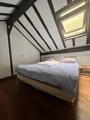 Un ou plusieurs lits dans un hébergement de l'établissement Appartement Saint-Germain-Des-Prés