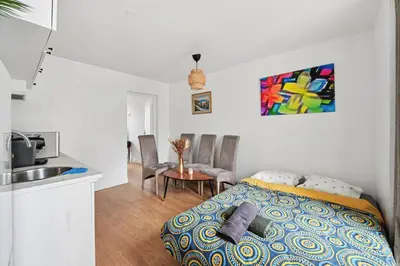 Cuisine ou kitchenette dans l'établissement 5 persons apartment Montparnasse