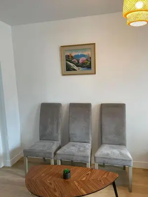 Coin salon dans l'établissement 5 persons apartment Montparnasse