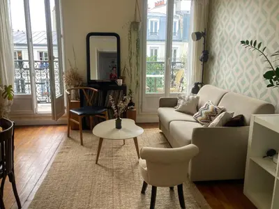 Plan de l'établissement Appart 54m2 quartier Jourdain 75020 etage 5 sans ascenseur