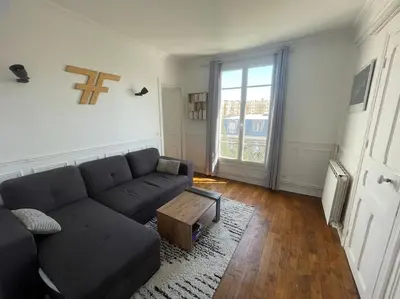 Plan de l'établissement Lovely 1BR appartment near Paris