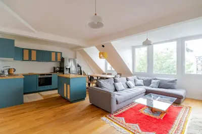 Plan de l'établissement Modern Loft with Terrace in Paris