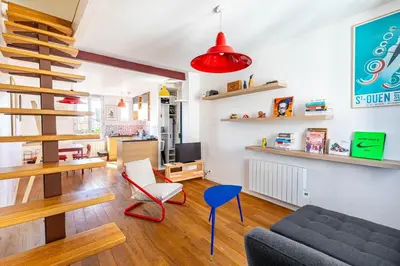 Coin salon dans l'établissement GuestReady - Séjour Idéal pour 4 Personnes