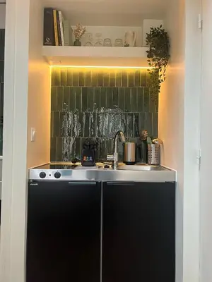 Cuisine ou kitchenette dans l'établissement Saint Jacques Luxembourg
