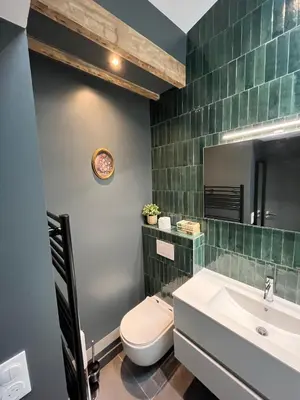 Salle de bains dans l'établissement Saint Jacques Luxembourg