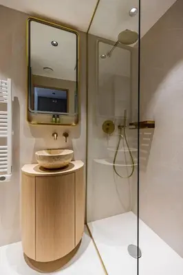 Salle de bains dans l'établissement 154 Suite luxueuse-Etienne Marcel-Châtelet-Paris 3