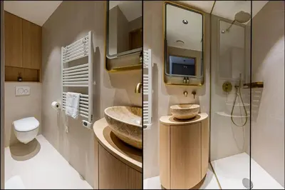 Salle de bains dans l'établissement 154 Suite luxueuse-Etienne Marcel-Châtelet-Paris 3