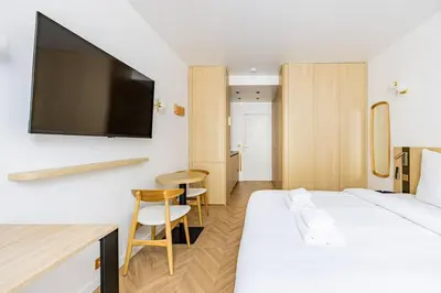 Un ou plusieurs lits dans un hébergement de l'établissement 153 Suite luxueuse-Etienne Marcel-Châtelet-Paris 3