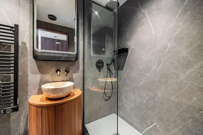 Salle de bains dans l'établissement 151 Suite luxueuse-Etienne Marcel-Châtelet-Paris 3