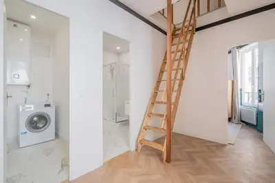 Salle de bains dans l'établissement Appartement Mezzanine cœur du 11ème arrondissement