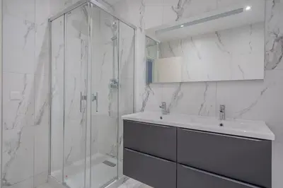 Salle de bains dans l'établissement Appartement au cœur du 11ème Quartier Oberkampf