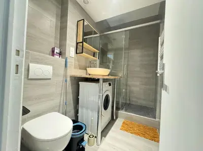 Salle de bains dans l'établissement Charmant studio palais des congrès Porte Maillot