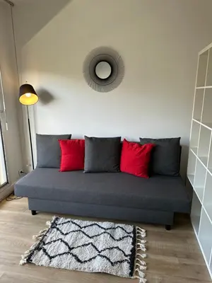 Coin salon dans l'établissement appartement magnifique et confortable