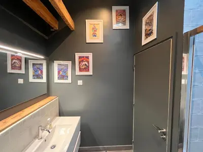 Salle de bains dans l'établissement Saint Jacques Disney
