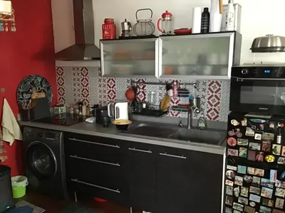 Cuisine ou kitchenette dans l'établissement Joli deux pièces bien decores