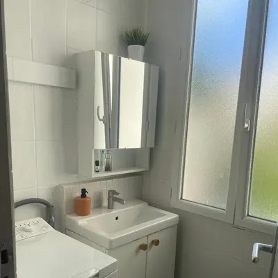 Salle de bains dans l'établissement Studio au cœur de Montmartre