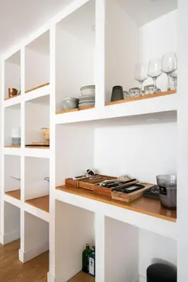 Cuisine ou kitchenette dans l'établissement Apt moderne rénové et spacieux, au cœur de Paris