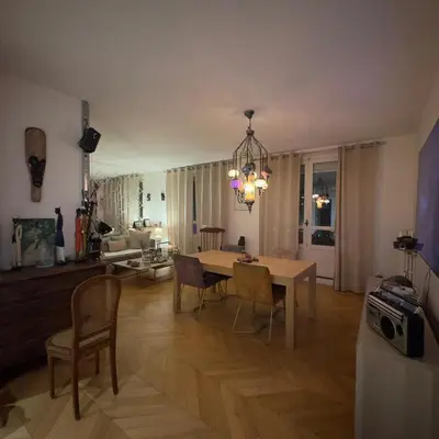 Cuisine ou kitchenette dans l'établissement Appartement Paris 12 proche du centre avec parking