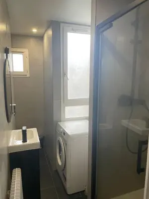 Salle de bains dans l'établissement Beautiful and large apartment Paris Montparnasse