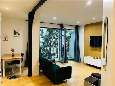 Télévision ou salle de divertissement dans l'établissement Appartement Paris 11 - 2 chambres - 2 sdd - 2 wc