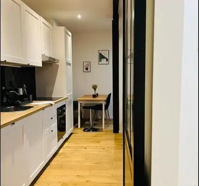 Cuisine ou kitchenette dans l'établissement Appartement Paris 11 - 2 chambres - 2 sdd - 2 wc