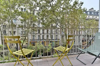 Plan de l'établissement Appartement ensoleillé proche Buttes Chaumont