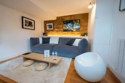 Coin salon dans l'établissement Cozy Artist Loft