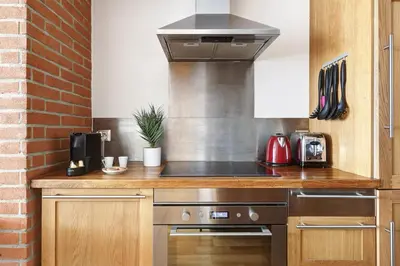 Cuisine ou kitchenette dans l'établissement Flat Alexandrie - Superbe appartement a Paris