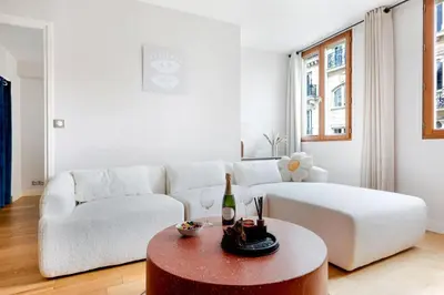 Coin salon dans l'établissement Flat Alexandrie - Superbe appartement a Paris