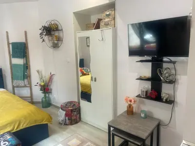 Télévision ou salle de divertissement dans l'établissement Cozy Studio