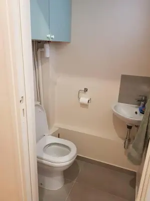 Salle de bains dans l'établissement Calme Séjour - Montmartre