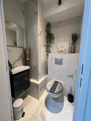 Salle de bains dans l'établissement Cosy logement entier à Asnières sur Seine