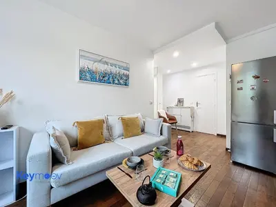 Plan de l'établissement lumineux 3 pieces Ivry - 20 min centre Paris - Parking residence