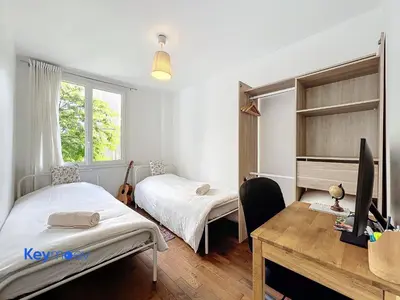 Plan de l'établissement lumineux 3 pieces Ivry - 20 min centre Paris - Parking residence
