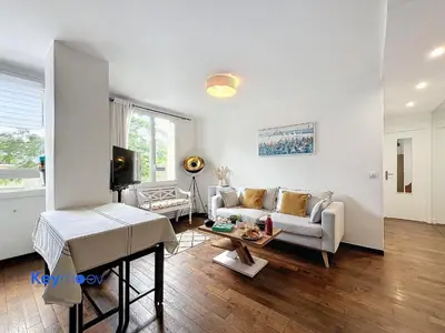 Plan de l'établissement lumineux 3 pieces Ivry - 20 min centre Paris - Parking residence