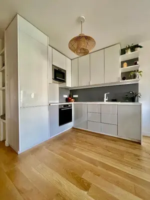 Cuisine ou kitchenette dans l'établissement Magnifique 3 pièces de 55m2 au calme avec balcon