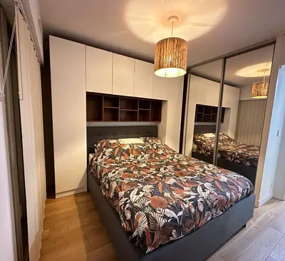Un ou plusieurs lits dans un hébergement de l'établissement Magnifique 3 pièces de 55m2 au calme avec balcon
