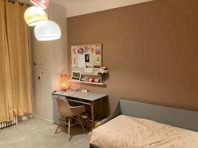 Un ou plusieurs lits dans un hébergement de l'établissement Magnifique appartement proche tour Eiffel