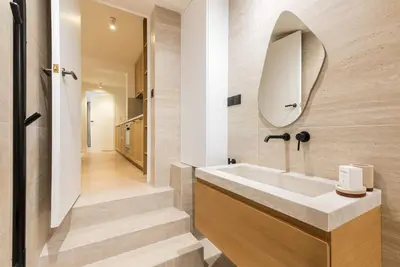 Salle de bains dans l'établissement Opéra - Elégant appartement - Haystia