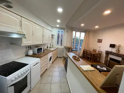 Cuisine ou kitchenette dans l'établissement Appartement à Gentilly, à 2 pas de Paris