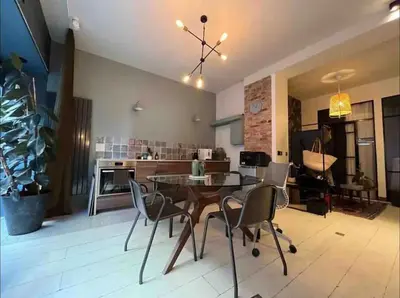 Coin salon dans l'établissement Cozy flat for 4 people - Paris 15 Parc des expositions porte de versailles