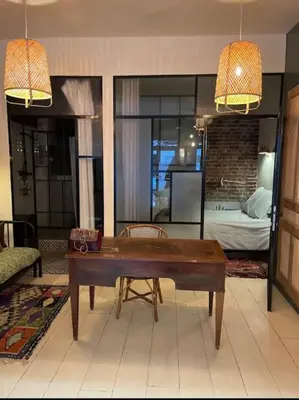 Un ou plusieurs lits dans un hébergement de l'établissement Cozy flat for 4 people - Paris 15 Parc des expositions porte de versailles