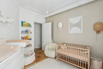 Un ou plusieurs lits dans un hébergement de l'établissement Appartement Mapio
