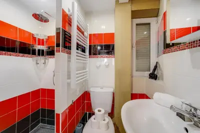 Salle de bains dans l'établissement Montorgueil City Center