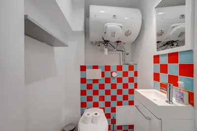 Salle de bains dans l'établissement Montorgueil City Center